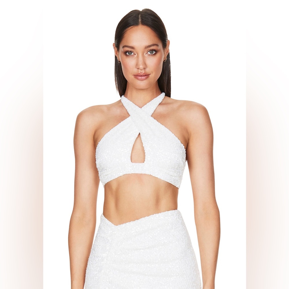 Nookie Leilani Crop - White